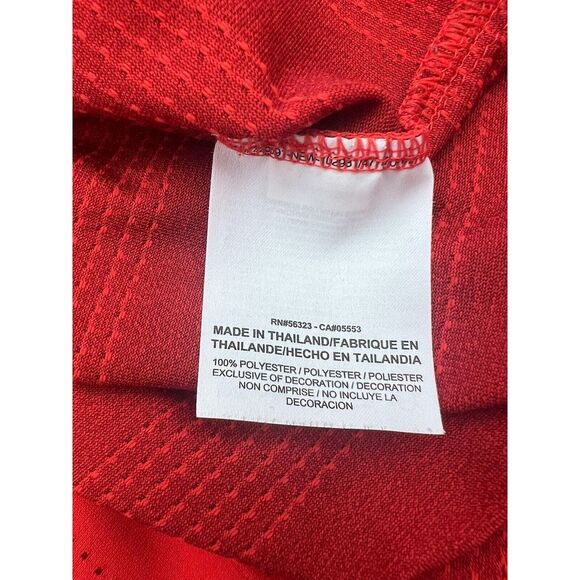 Nike Golf Zonal Cooling Polo Shirt Men's Sz Small Breathable Red Striped S/S‎ - Picture 8 of 9